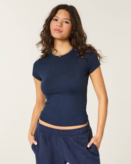 Seamless Fabric Crew Baby Tee