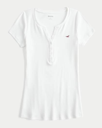 Short-Sleeve Icon Henley