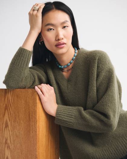 Dad V-Neck Sweater