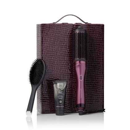 GHD DUET BLOWDRY HAIR DRYER BRUSH FESTIVE GIFT SET IN CHERRY CHIC