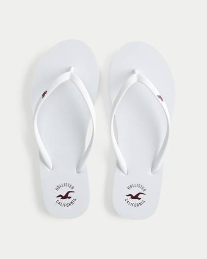Rubber Logo Flip Flops