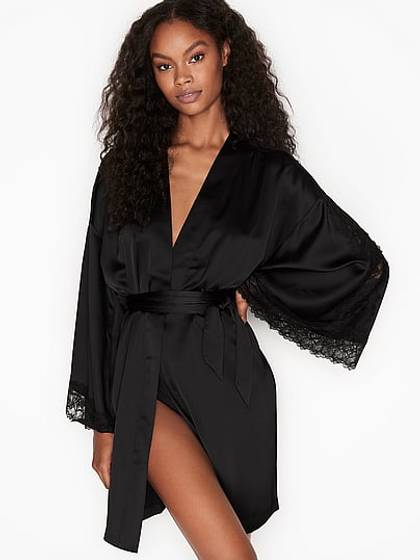 Lace Inset Robe