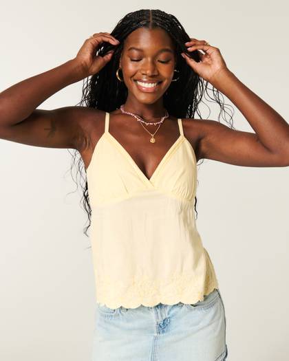 Embroidered Sequin Tank