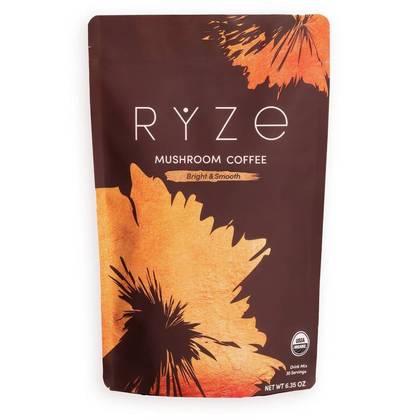 RYZE Organic Medium Roast Mushroom Coffee - 6.35oz