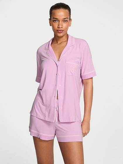 SoSoft™ Modal Bow Short Pajama Set