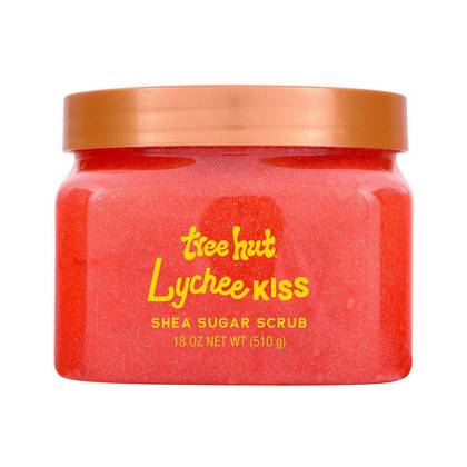 Tree Hut Shea Sugar Body Scrub - Lychee Kiss - 18oz: Paraben-Free, Sulfate-Free, Vegan, Alcohol-Free