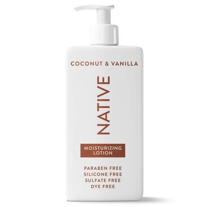 Native Body Lotion Pump - Coconut & Vanilla - 16.5 fl oz: Paraben-Free, Sulfate-Free, Whole Body, Normal & Sensitive Skin