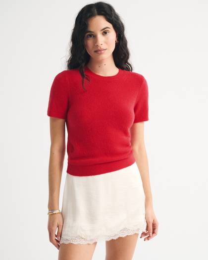 Merino Wool-Blend Sweater Tee
