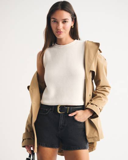 Rollneck Sweater Shell Top