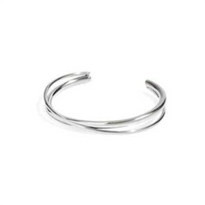 Crossover Bangle (Silver)