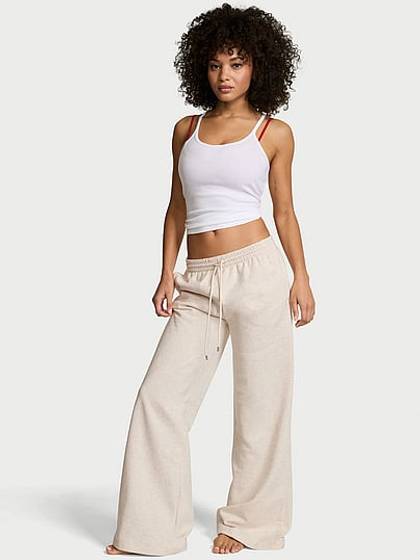 Iconic Fleece Wide-Leg Sweatpant