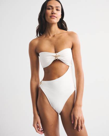 Starfish Bandeau One-Piece Swimsuit