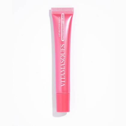 Vitamasques Lip Butter Balm Plump & Repair - Strawberry Glaze Shimmer - 0.33 fl oz