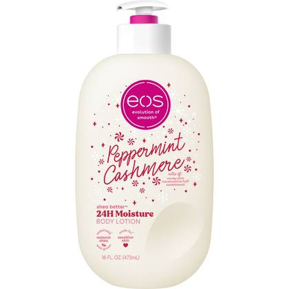 eos Holiday Body Lotion - Peppermint Cashmere - 16 fl oz