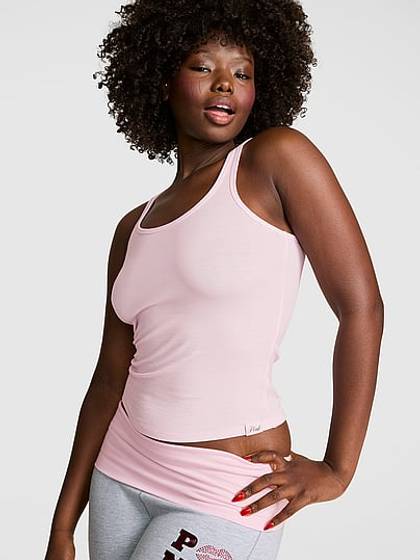 Relaxed Rib Boyfriend Tank Top