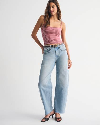 High Rise Barrel Jean