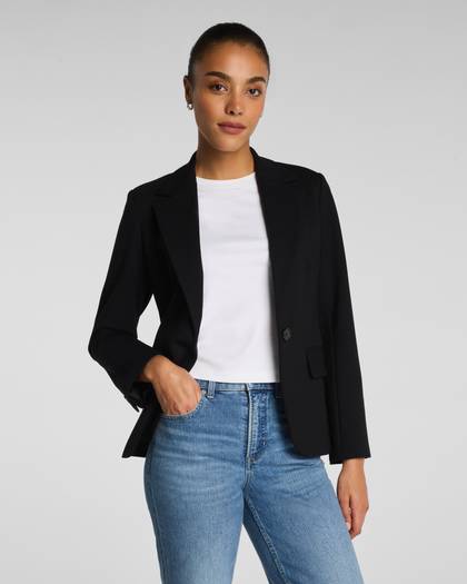 SPANX® Ponte Tailored Blazer | Classic Black - Black
