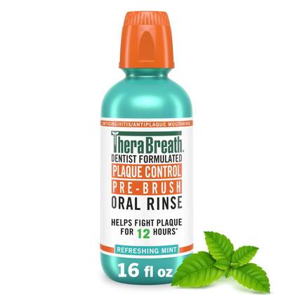 TheraBreath Plaque Control Mouthwash - 16 fl oz