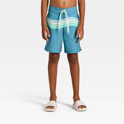 Boys' Swim Shorts - art class™ Blue 7