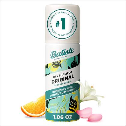 Batiste Original Dry Shampoo - 1.06oz: Aerosol Basic Cleansing, Aluminum-Free Hair Care for All Hair Types Daily Use
