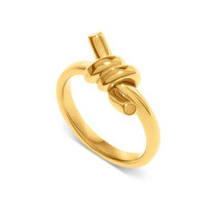 Twisted Knot Ring (Gold)