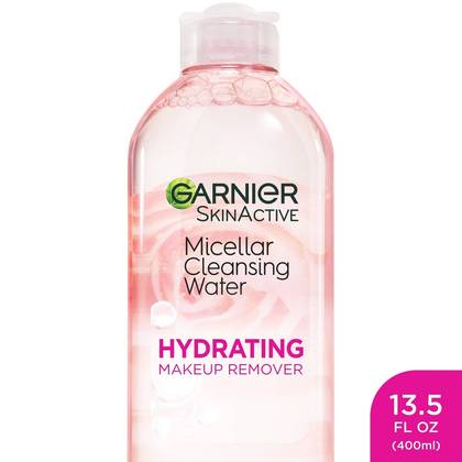 Garnier Micellar Water with Rose Water and Glycerin Hydrating Makeup Remover - 13.5 fl oz: Hypoallergenic, Paraben-Free, Sulfate-Free