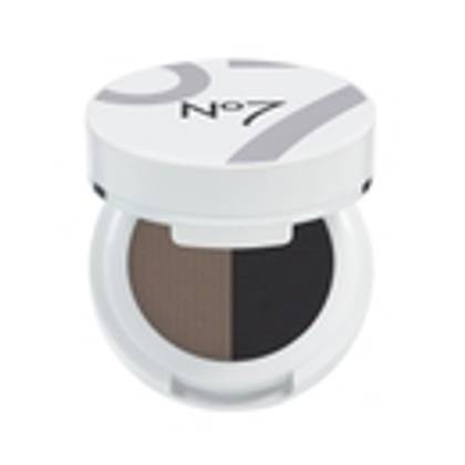 No7 Eyebrow Duo Powder 2g - Black