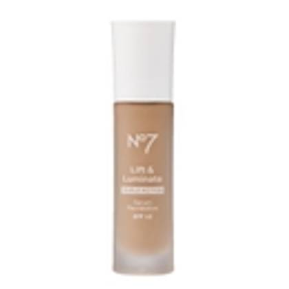 No7 Lift & Luminate TRIPLE ACTION Serum Foundation 30ml - 14 Sepia