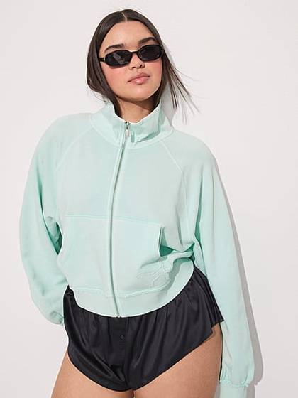 Campus Terry™ Mock-Neck Full-Zip Sweatshirt