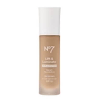 No7 Lift & Luminate TRIPLE ACTION Serum Foundation 30ml - Honey