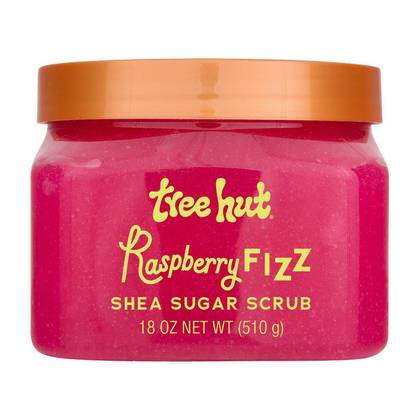 Tree Hut Raspberry Fizz Shea Sugar Scrub - 18oz: Paraben-Free, Sulfate-Free, Vegan, Alcohol-Free