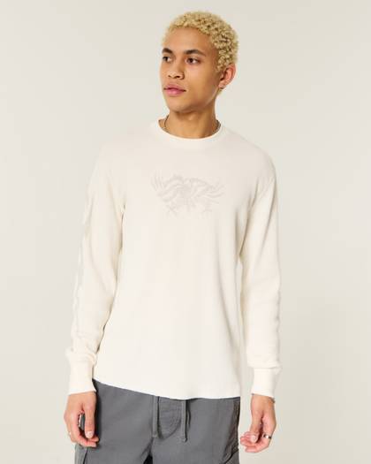 Long-Sleeve Graphic Thermal Shirt