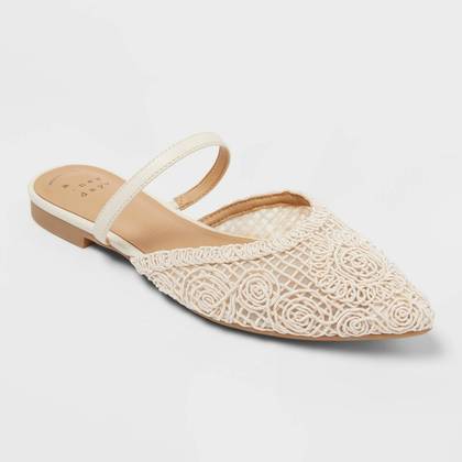Women’s Vienna Flats with Memory Foam Insole - A New Day™ Light Taupe 5
