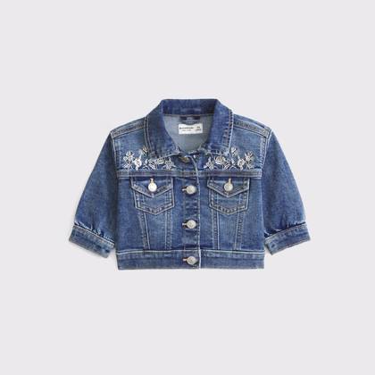 baby embroidered denim jacket
