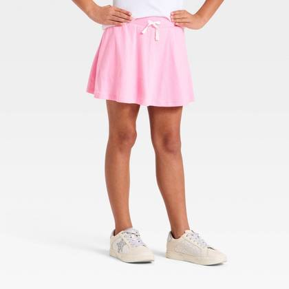 Girls' Knit Skort - Cat & Jack™ Pink XS