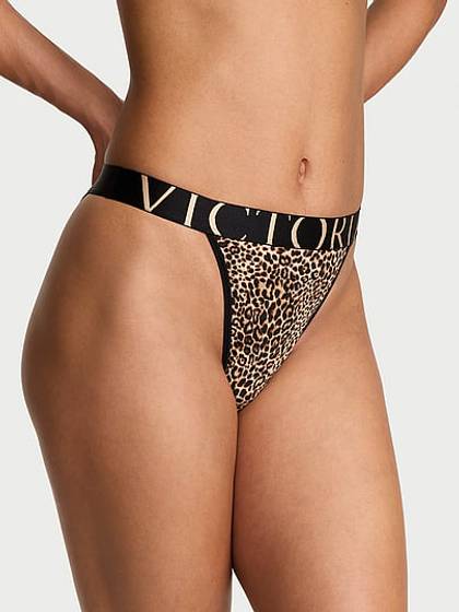 Exploded Logo Cotton 90s Brief Panty