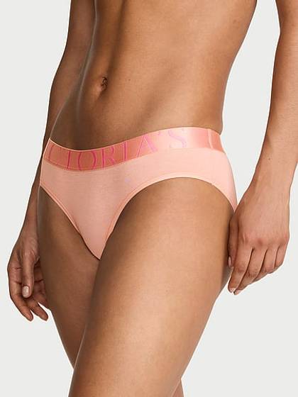 Exploded Logo Cotton Hiphugger Panty