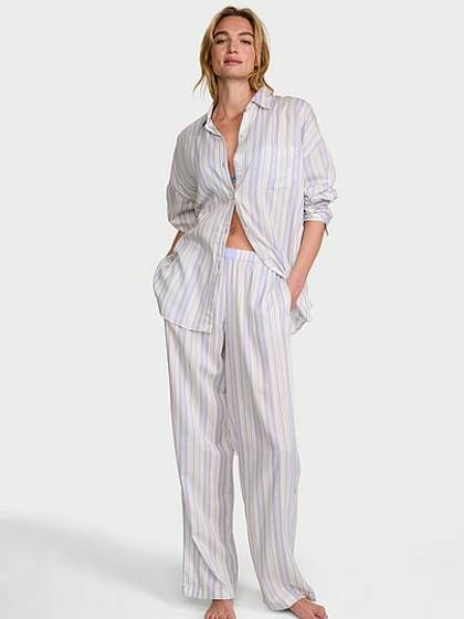 Modal-Cotton Long Pajama Set