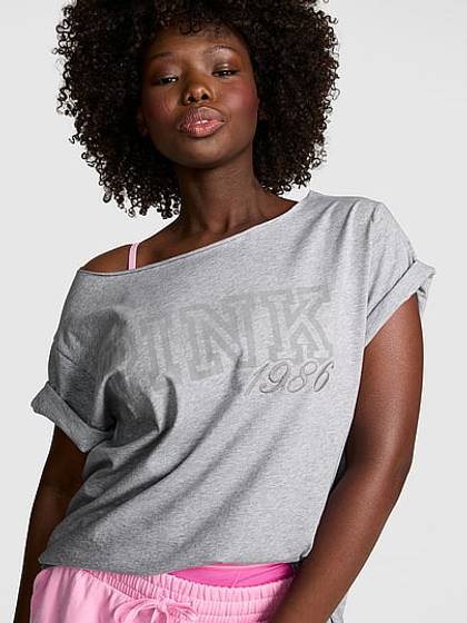 Campus Cotton™ Off-The-Shoulder Tee