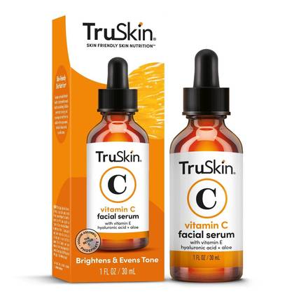 TruSkin Vitamin C Anti-Aging with Hyaluronic Acid Face Serum - 1 fl oz: Moisturizing, Combination Skin, Unscented