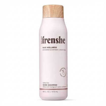 Being Frenshe Shine Shampoo with Moringa Oil + Amino Acids - Desert Rose - 16 fl oz: For All Hair Types, Liquid, Hair Shampoo