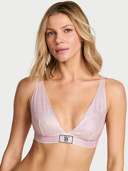 Shine Cotton Wireless Plunge Bralette