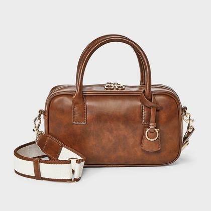 Small Satchel Handbag - Universal Thread™ Brown