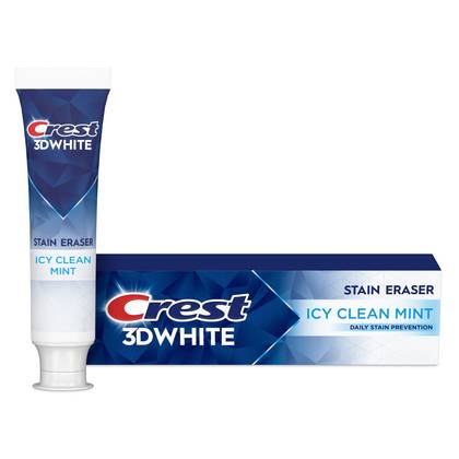 Crest 3D White Stain Eraser Toothpaste - Icy Clean Mint - 3.8oz