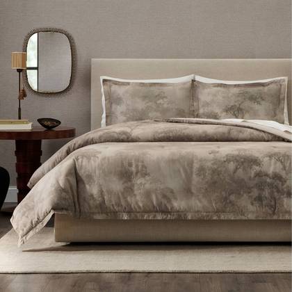 Jeremiah Brent Home 3pc Full/Queen 'Walk in the Woods' Cotton Duvet Set Brown