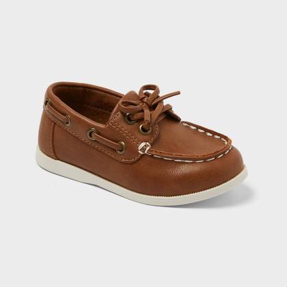 Toddler Hampton Boat Shoes - Cat & Jack™ Cognac 5T
