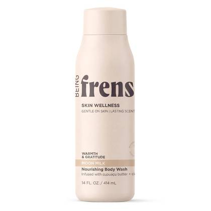 Being Frenshe Moon Milk Nourishing Creamy Body Wash with Niacinamide + Vitamin B5 - 14 fl oz: For Normal Skin, Whole Body, Squeeze Bottle