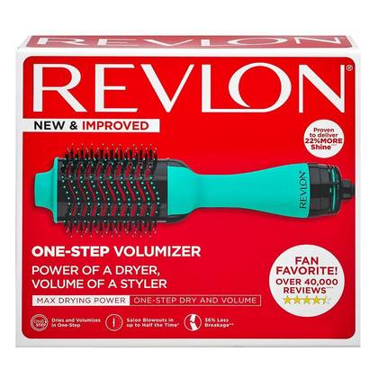 Revlon One-Step Hair Dryer and Volumizer Hot Air Brush Mint