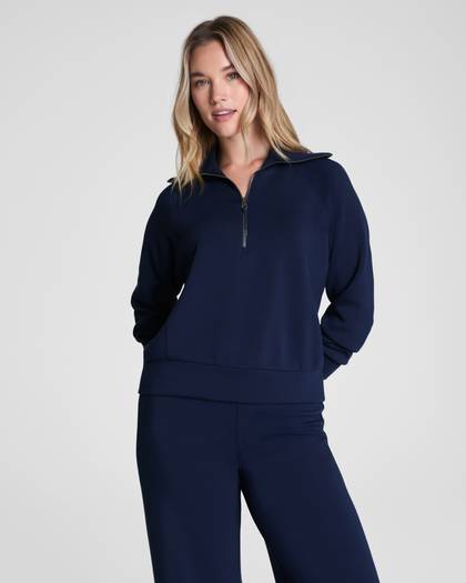 SPANX AirEssentials® Half Zip | Timeless Navy - Navy