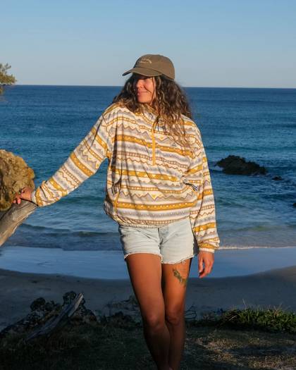 Ayla Fleece - Mountain Geo Birch